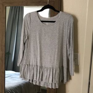 Grey baby doll tee aerie